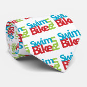 Cravate Logo du triathlon cool (Roulé)