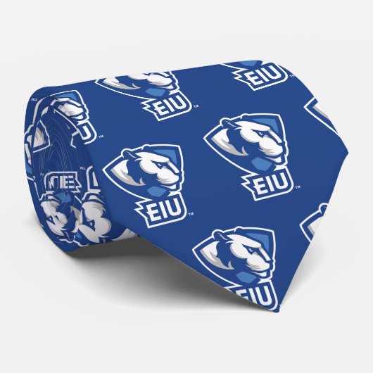 Cravate Logo Eastern Illinois University Panthers (Roulé)