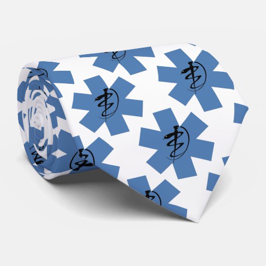 Cravate Logo EMS (Roulé)