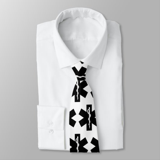 Cravate Logo EMS d'urgence (Attaché)