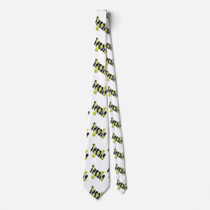 Cravate Logo Et Ballons De Tennis,