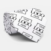 Cravate Logo personnalisé sur mesure pour entreprise moder (Roulé)
