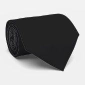 Cravate Logo Pickelball Noir (Roulé)