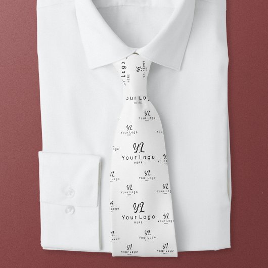 Cravate Logo recto-verso motif Entreprise Marque Employé