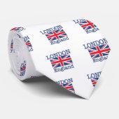 Cravate Londres et Union Jack (Roulé)