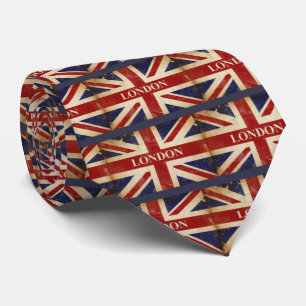 Cravate Londres - Union Jack - amour Londres d'I