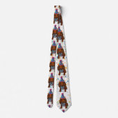 Cravate Long Haired Dachshund (Dos)