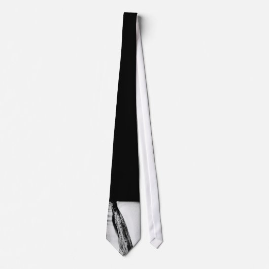 Cravate longue dure froide solitaire (Devant)