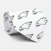 Cravate L'ONU à feuillage persistant d'Eagles (Roulé)