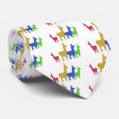 Cravate lookin de 4 lamas pour la maman (Roulé)