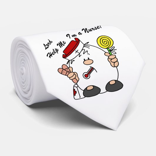 Cravate Lord Aidez-moi Je suis infirmière (Roulé)