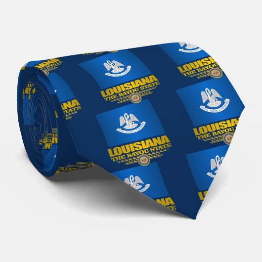 Cravate Louisiane Pride (Roulé)