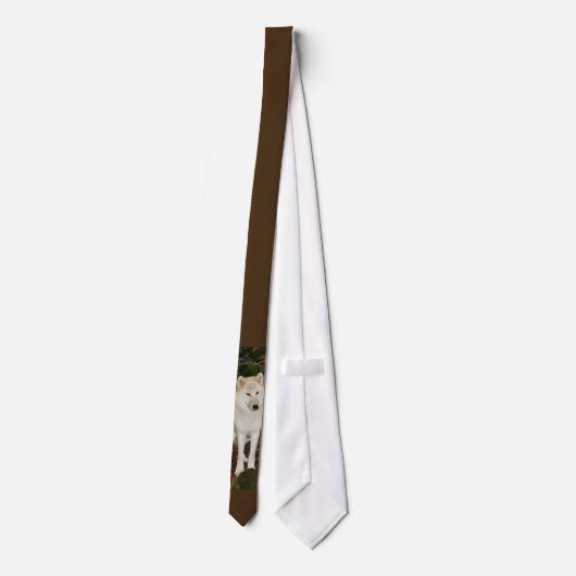 Cravate Loup blanc (Dos)