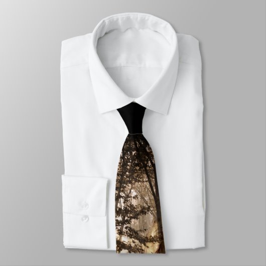 Cravate Loup dans les bois (Attaché)