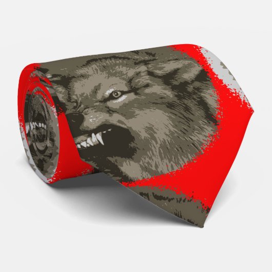 Cravate Loup de grondement (Roulé)