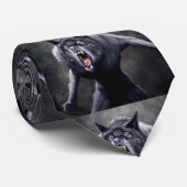 Cravate loup-garou effrayant (Roulé)