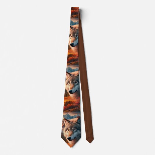 Cravate Loups à Sunset Ridge (Devant)