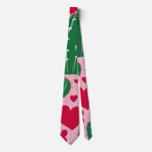 Cravate Love Cactus Motif (Devant)