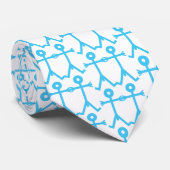 Cravate Love Men Icon Art Bleu (Roulé)