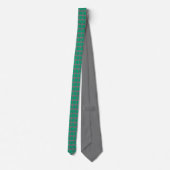 Cravate Lucky 4 Leaf Irish Clover gray necktie (Dos)
