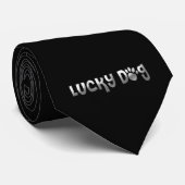 Cravate Lucky Dog Empreinte de patte (Roulé)