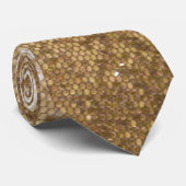 Cravate Lueur vacillante Bling d'étincelle d'argent de (Roulé)