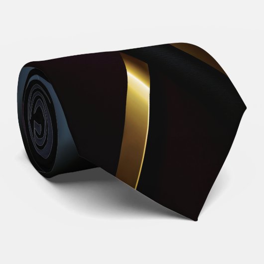 Cravate Lujo Moderno -  negro carbón, verde, burdeos (Roulé)