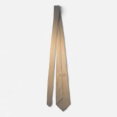 Cravate Lumière Brown dorée (Dos)