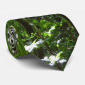 Cravate Lumière du soleil à travers la canopée de la forêt (Roulé)