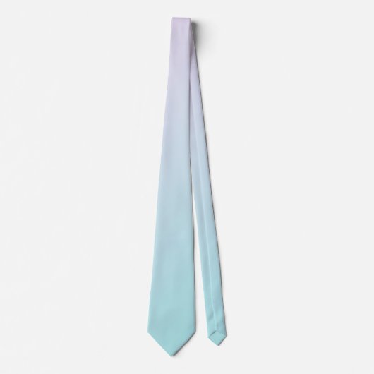 Cravate Lumière Magenta Rose et doux Aqua Cyan Gradient (Devant)