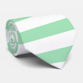 Cravate Lumière Mint Couleur Solide Stripes Vacances été (Roulé)