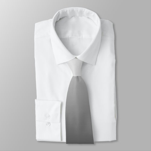 Cravate Lumière moderne à gris foncé Monotone Gradient (Attaché)