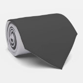 Cravate Lumière moderne à gris foncé Monotone Gradient (Roulé)