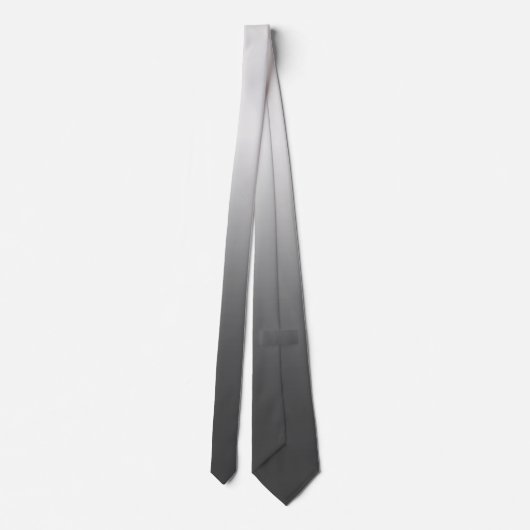 Cravate Lumière moderne à gris foncé Monotone Gradient (Dos)