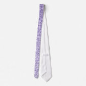 Cravate Lumière ultra violette paillettes violettes scinti (Dos)