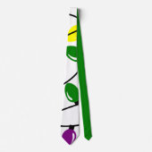 Cravate Lumières à carreaux (Devant)