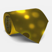 Cravate Lumières jaunes (Roulé)