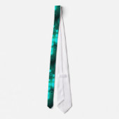 Cravate Lumières turquoises (Dos)