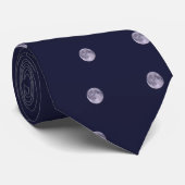 Cravate Lune bleue (Roulé)
