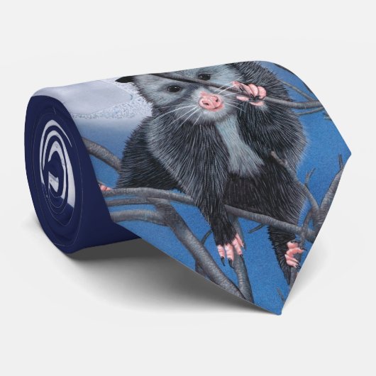 Cravate Lune d'opossum (Roulé)