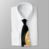 Cravate Lune d'or Sakura (Attaché)