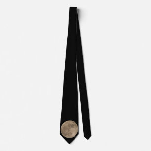 Cravate Lune Pleine lune Ceckties Cadeaux Lune Hom