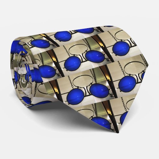 Cravate Lunettes bleues cool (Roulé)