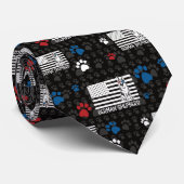 Cravate Lunettes de soleil de chien berger allemand drapea (Roulé)