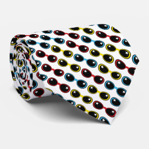 Cravate Lunettes de soleil rétro Primaire