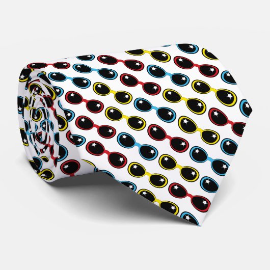 Cravate Lunettes de soleil rétro Primaire (Roulé)