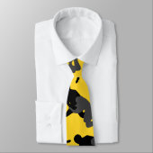 Cravate Lutte jaune nommée personnalisée (Attaché)