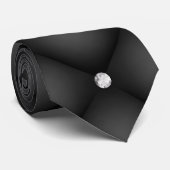 Cravate Luxe noire (Roulé)