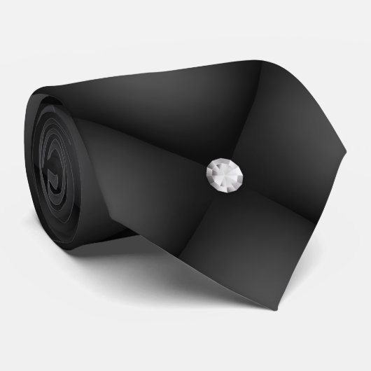 Cravate Luxe noire (Roulé)