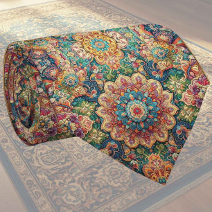 Cravate Luxueux foulard de cou en faux soie de style desig